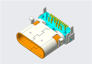 Double shell front foot SMT 10.0 on TYPE C board
